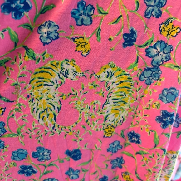 Lilly Pulitzer Camilla Dress Prosecco Pink Tigress Garden, Womens size Medium - Picture 5 of 11